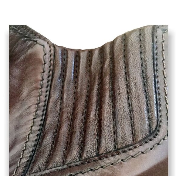 Vintage‎ Y2K Costume National side gore brown booties 38.5 EU - Picture 7 of 14